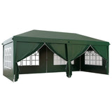 Alloy Steel Pop Up Gazebo Canopy 400cm Width x 300cm Depth With Curtain Walls - Velmora