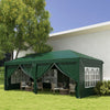 Alloy Steel Pop Up Gazebo Canopy 400cm Width x 300cm Depth With Curtain Walls - Velmora