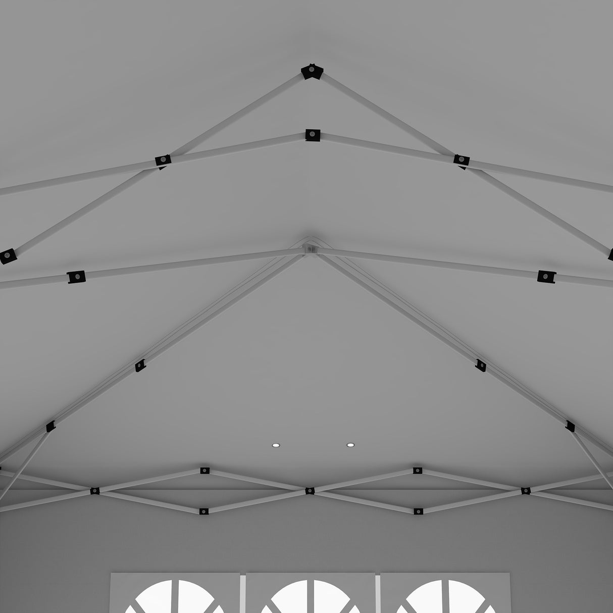 Alloy Steel Pop Up Gazebo Canopy 400cm Width x 300cm Depth With Curtain Walls - Velmora