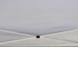 Alloy Steel Pop Up Gazebo Height Adjustable Marquee Party Tent 295cm Width x 295cm Depth - Velmora