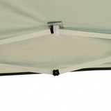 Alloy Steel Pop Up Gazebo Height Adjustable Marquee Party Tent 295cm Width x 295cm Depth - Velmora