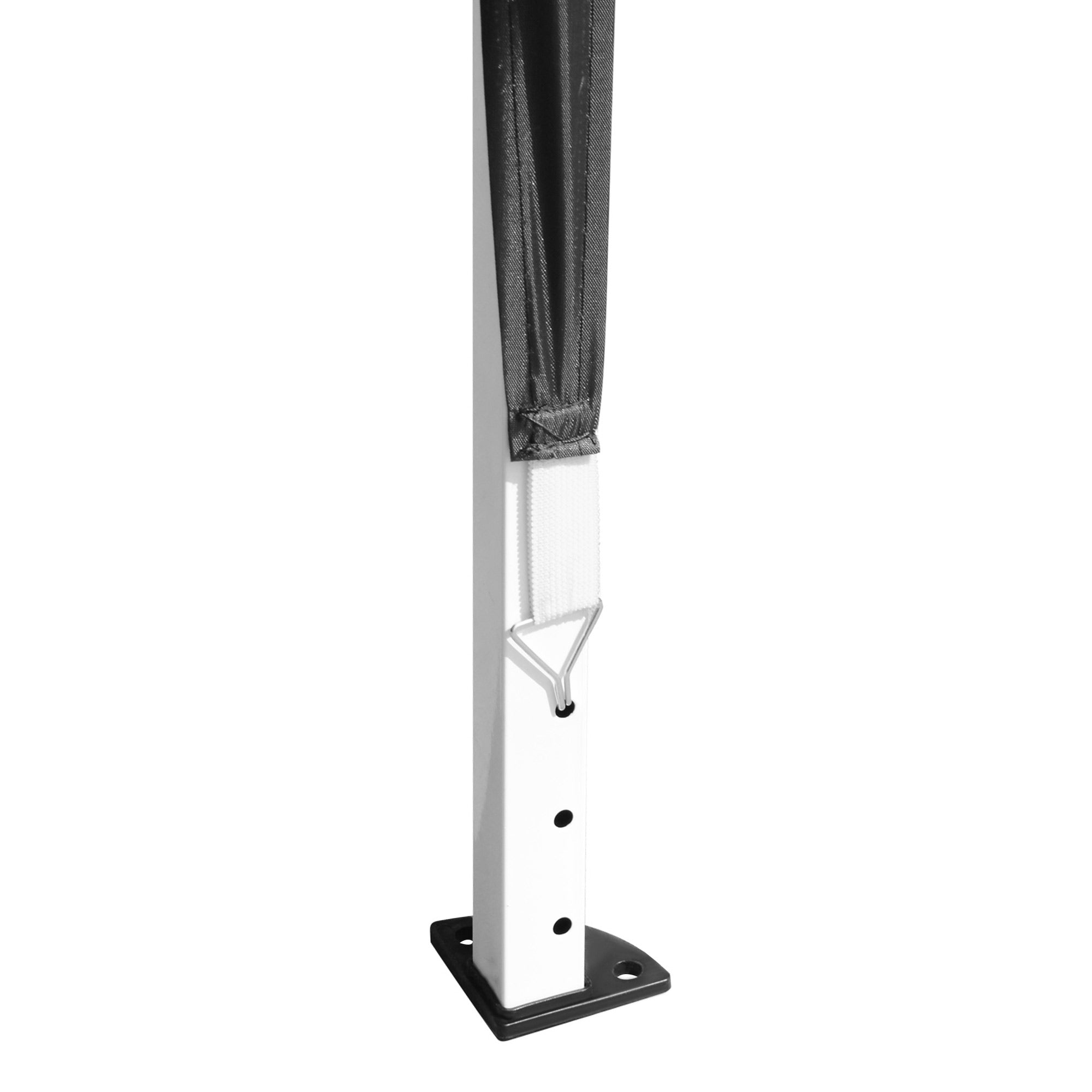 Alloy Steel Pop Up Gazebo Height Adjustable Marquee Party Tent 295cm Width x 295cm Depth - Velmora