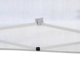 Alloy Steel Pop Up Gazebo Height Adjustable Marquee Party Tent 295cm Width x 295cm Depth - Velmora