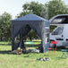 Alloy Steel Pop Up Gazebo Marquee Party Tent Canopy 200cm Width x 298cm Depth - Velmora