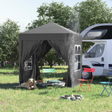 Alloy Steel Pop Up Gazebo Marquee Party Tent Canopy 200cm Width x 298cm Depth - Velmora