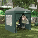 Alloy Steel Pop Up Gazebo Marquee Party Tent Canopy 200cm Width x 298cm Depth - Velmora