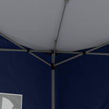 Alloy Steel Pop Up Gazebo With Curtain Walls 295cm Width x 295cm Depth - Velmora