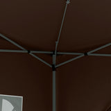 Alloy Steel Pop Up Gazebo With Curtain Walls 295cm Width x 295cm Depth - Velmora