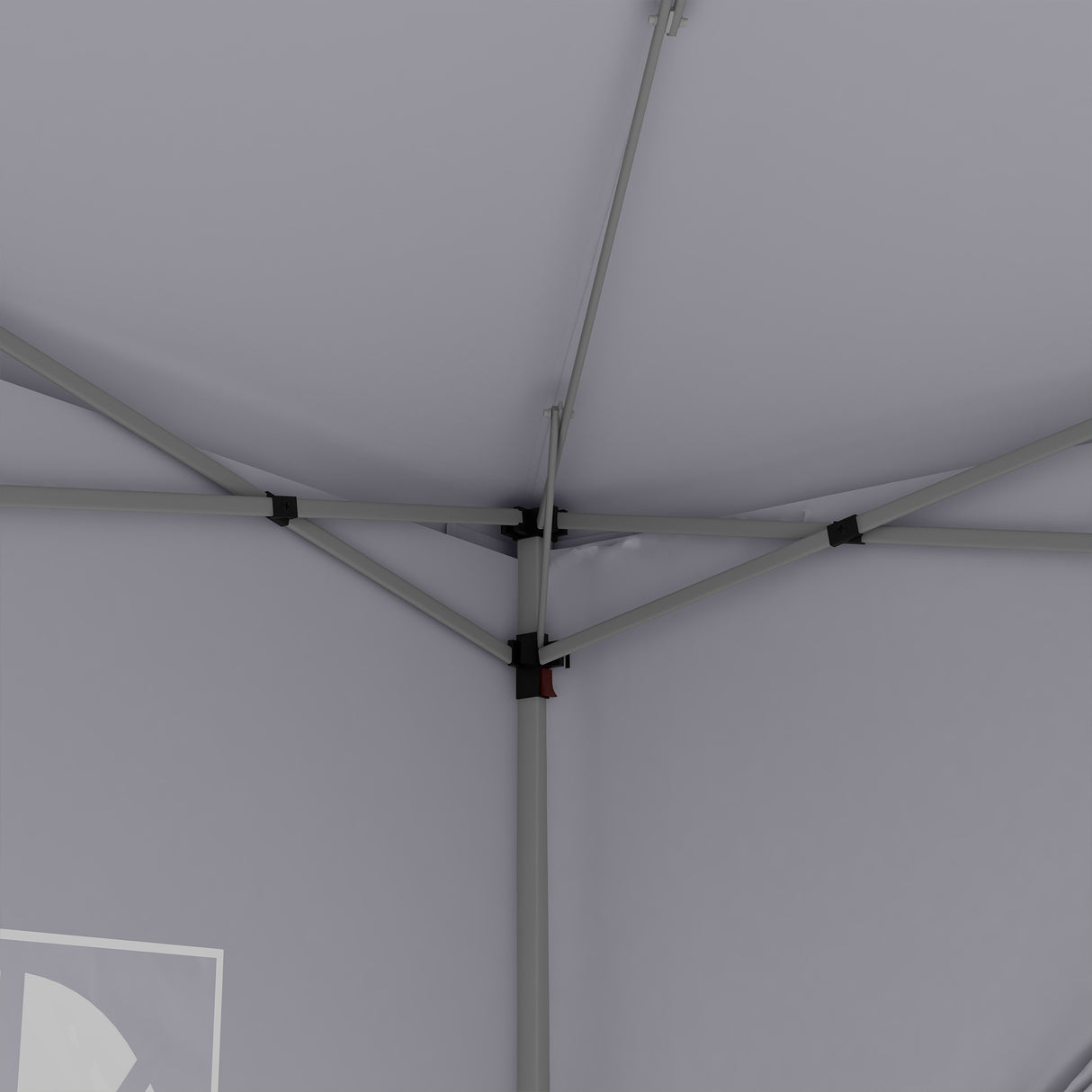 Alloy Steel Pop Up Gazebo With Curtain Walls 295cm Width x 295cm Depth - Velmora