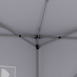 Alloy Steel Pop Up Gazebo With Curtain Walls 295cm Width x 295cm Depth - Velmora