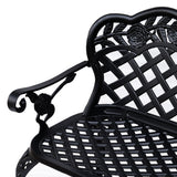 Aluminium 2 Seater Garden Bench - Velmora