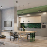 Aluminium Ceiling Light With 2 Orbis Lamps - Deep Space