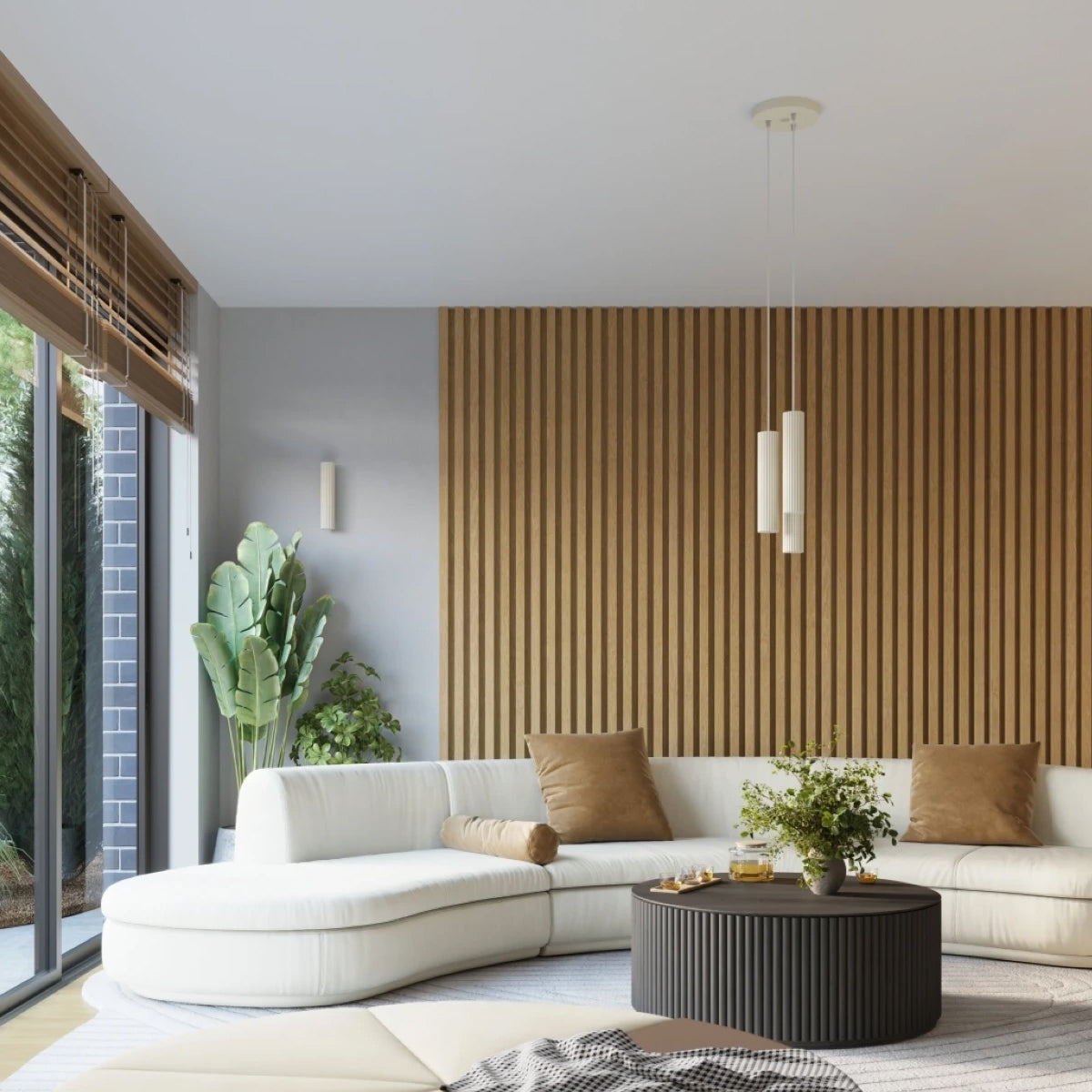 Aluminium Ceiling Light With 3 Karbon Lamps - Deep Space