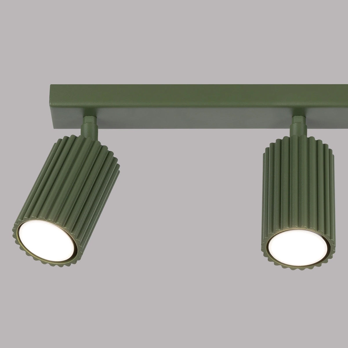 Aluminium Ceiling Light With 3 Karbon Lamps - Deep Space