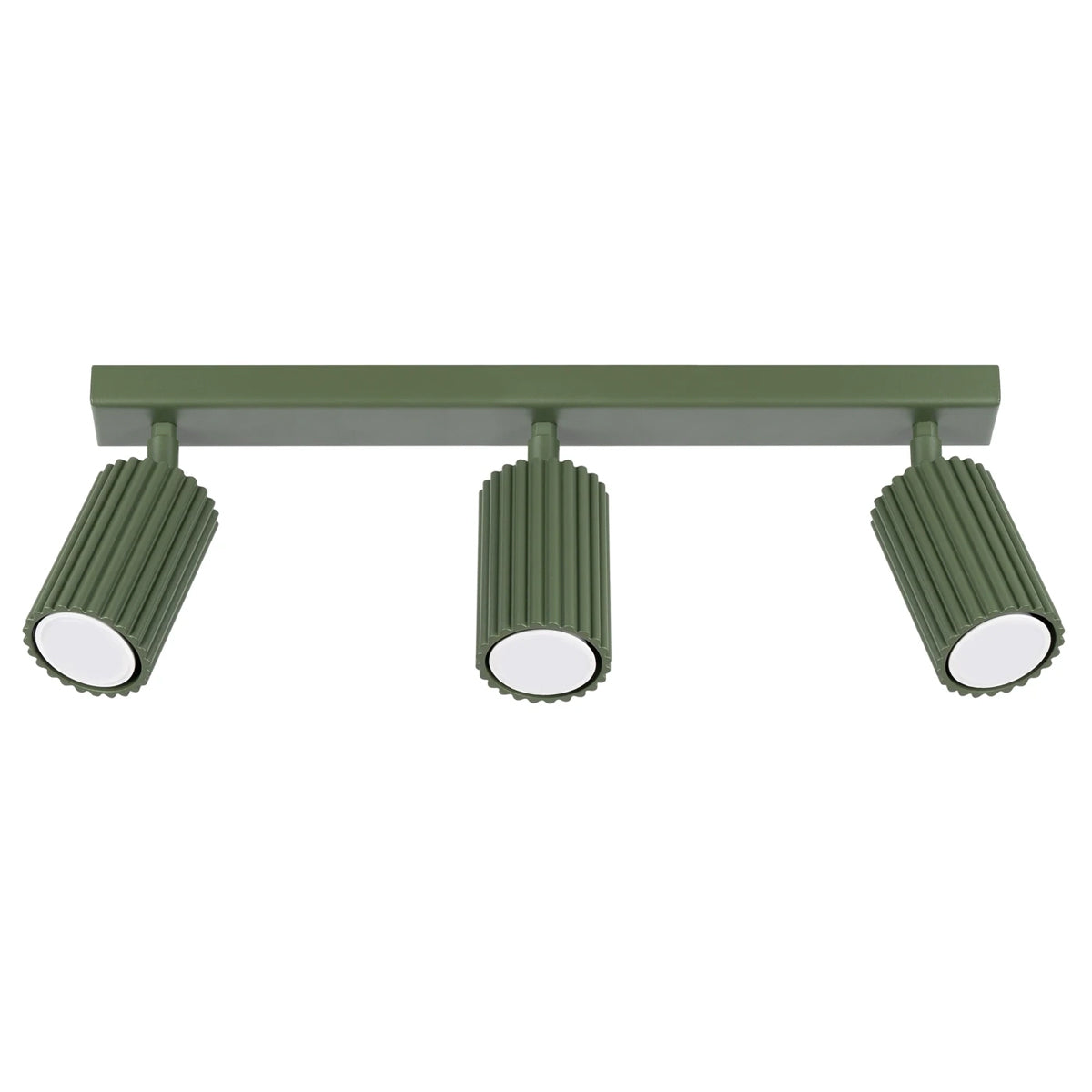 Aluminium Ceiling Light With 3 Karbon Lamps - Deep Space