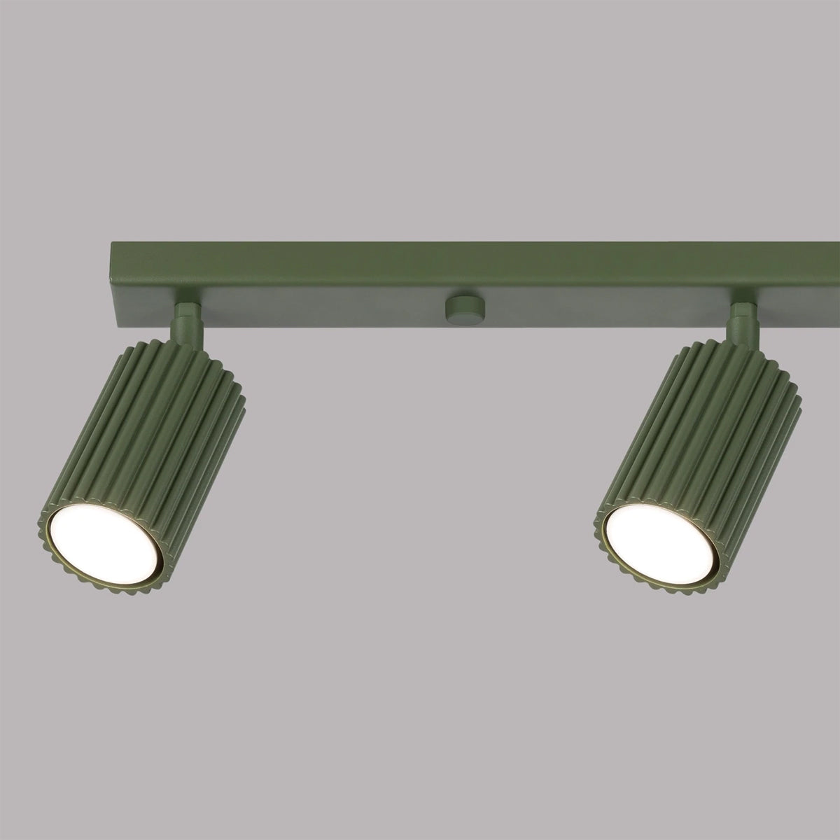 Aluminium Ceiling Light With 4 Karbon Lamps - Deep Space