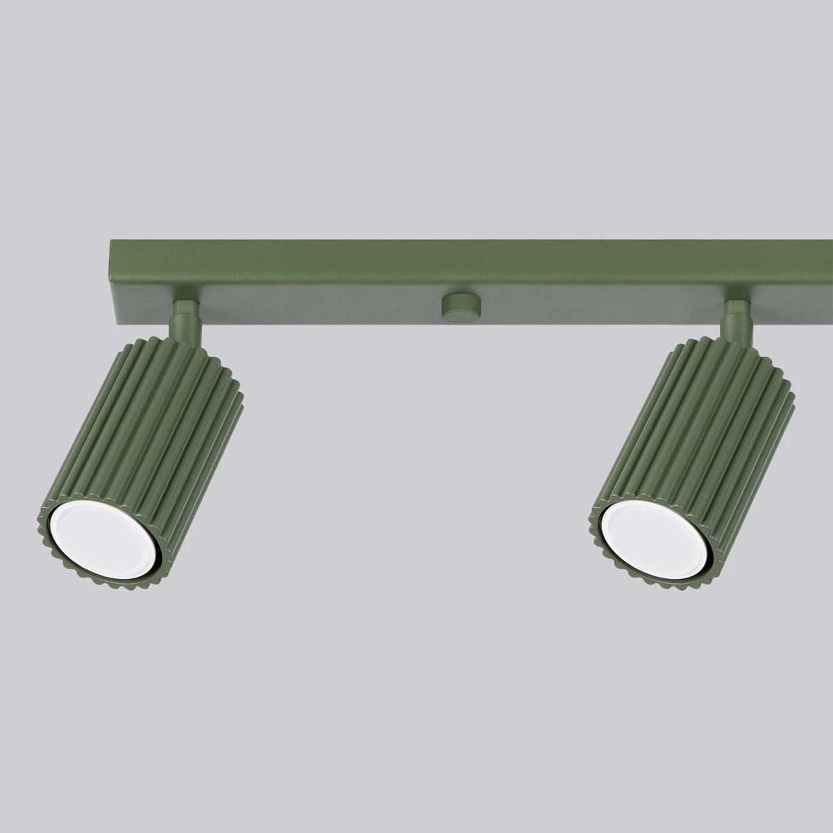 Aluminium Ceiling Light With 4 Karbon Lamps - Deep Space