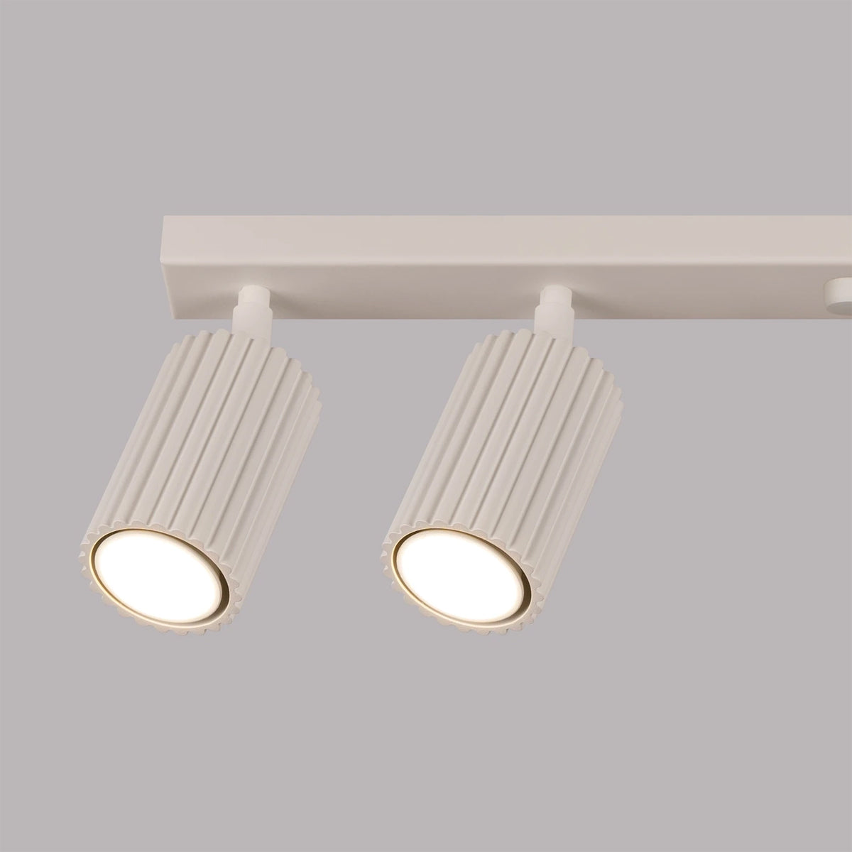Aluminium Ceiling Light With 6 Karbon Lamps - Deep Space