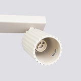 Aluminium Ceiling Light With 6 Karbon Lamps - Deep Space