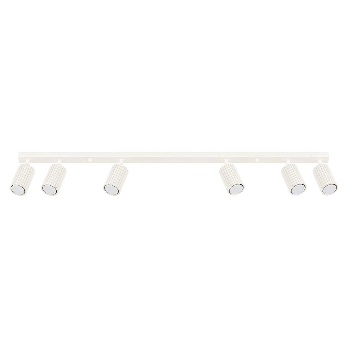 Aluminium Ceiling Light With 6 Karbon Lamps - Deep Space