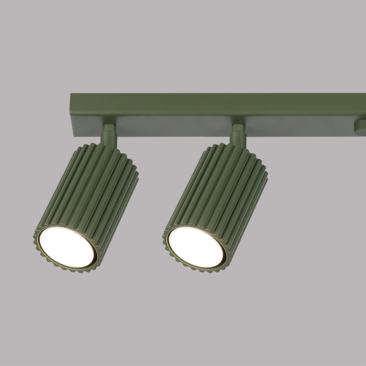 Aluminium Ceiling Light With 6 Karbon Lamps - Deep Space