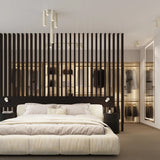 Aluminium Ceiling Light With Karbon Lamp - Deep Space