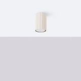 Aluminium Ceiling Light With Karbon Lamp - Deep Space