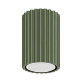 Aluminium Ceiling Light With Karbon Lamp - Deep Space