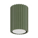 Aluminium Ceiling Light With Karbon Lamp - Deep Space