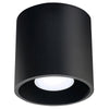 Aluminium Ceiling Light With Orbis Lamp - Deep Space