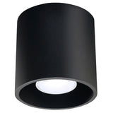 Aluminium Ceiling Light With Orbis Lamp - Deep Space