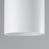Aluminium Ceiling Light Round With Mika Lamp - Deep Space
