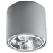 Aluminium Ceiling Light Round With Tiube Lamp - Deep Space
