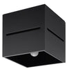 Aluminium Ceiling Light Square With Lobo Lamp - Deep Space