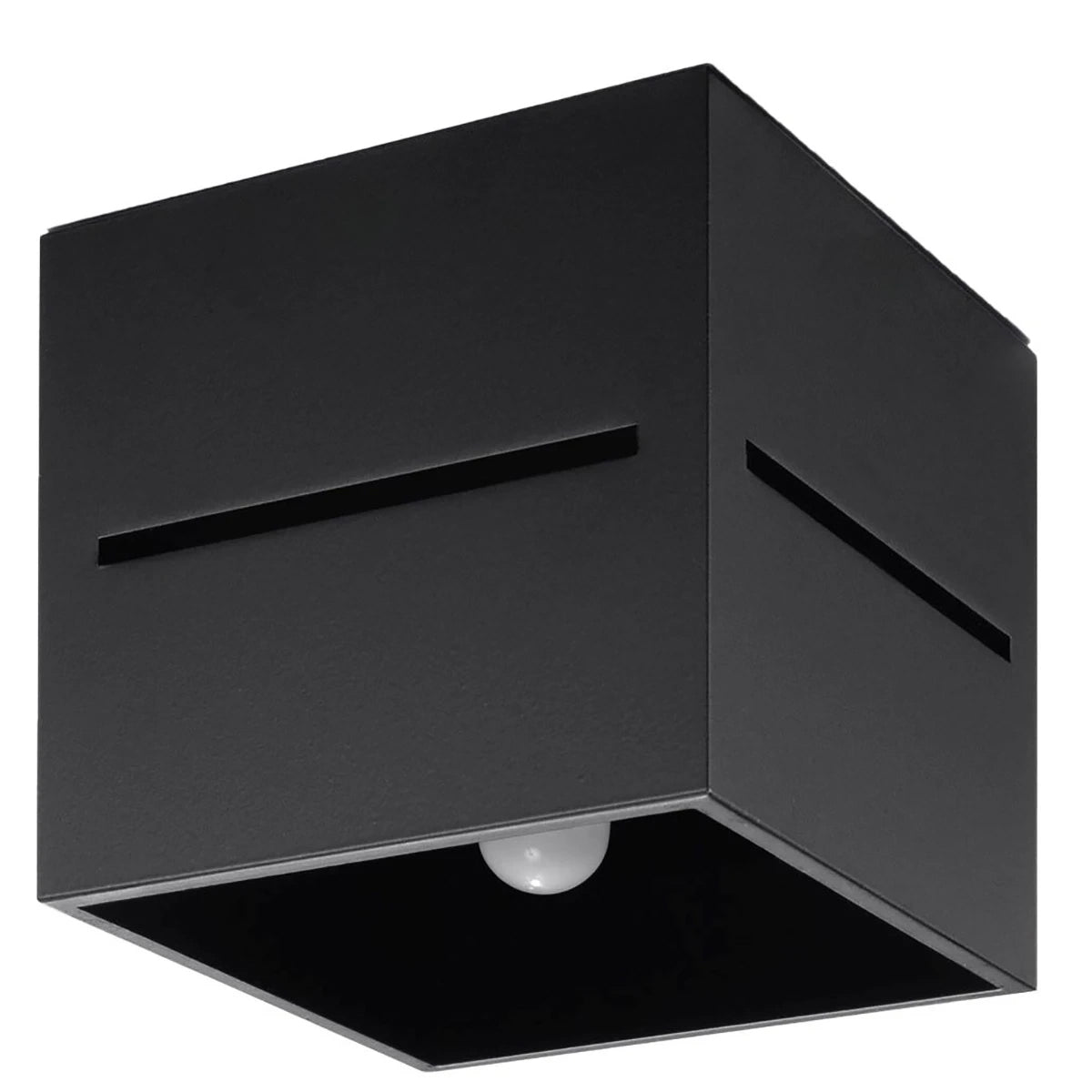 Aluminium Ceiling Light Square With Lobo Lamp - Deep Space