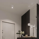 Aluminium Ceiling Light Square With Quad Lamp - Deep Space