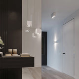 Aluminium Ceiling Light Square With Quad Lamp - Deep Space