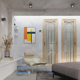 Aluminium Ceiling Light Square With Quad Lamp - Deep Space