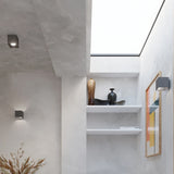 Aluminium Ceiling Light Square With Quad Lamp - Deep Space