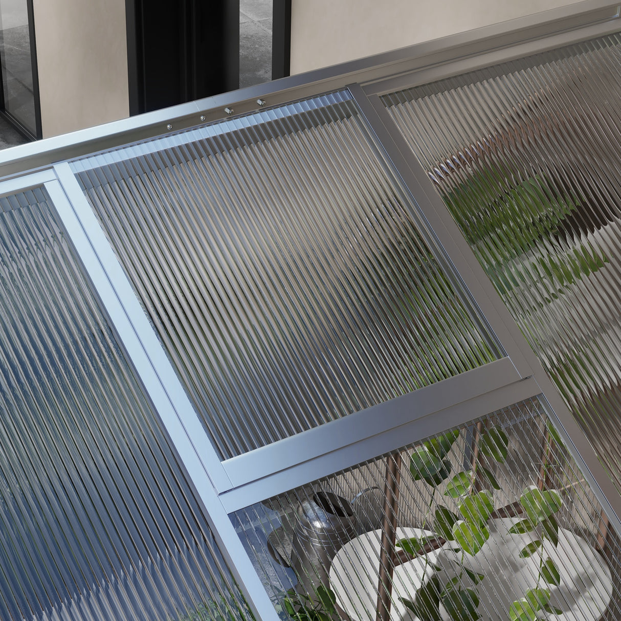 Aluminium Frame Garden Greenhouse 8ft x 6ft - Velmora