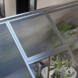 Aluminium Frame Garden Greenhouse 8ft x 6ft - Velmora