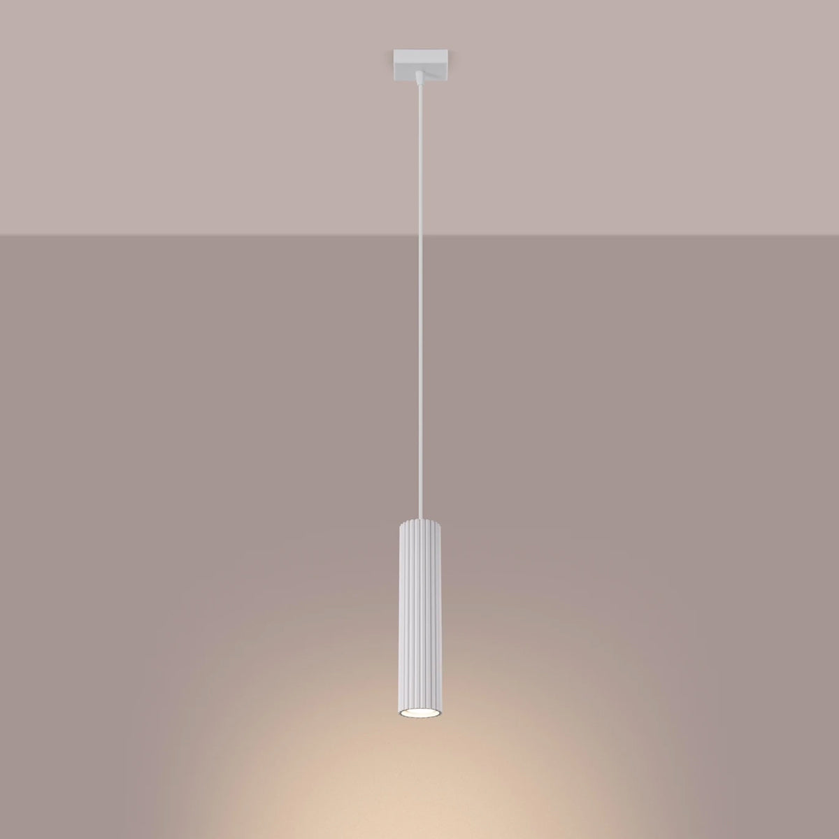 Aluminium Pendant Light With Karbon 1 Lamp - Deep Space