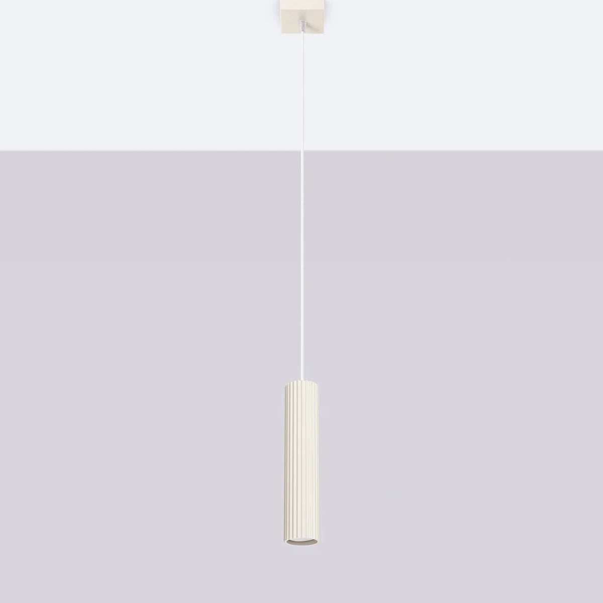 Aluminium Pendant Light With Karbon 1 Lamp - Deep Space