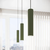 Aluminium Pendant Light With Karbon 1 Lamp - Deep Space