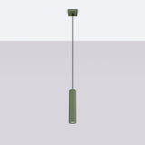 Aluminium Pendant Light With Karbon 1 Lamp - Deep Space