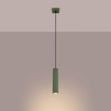Aluminium Pendant Light With Karbon 1 Lamp - Deep Space