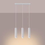 Aluminium Pendant Light With Karbon 3L Lamp - Deep Space