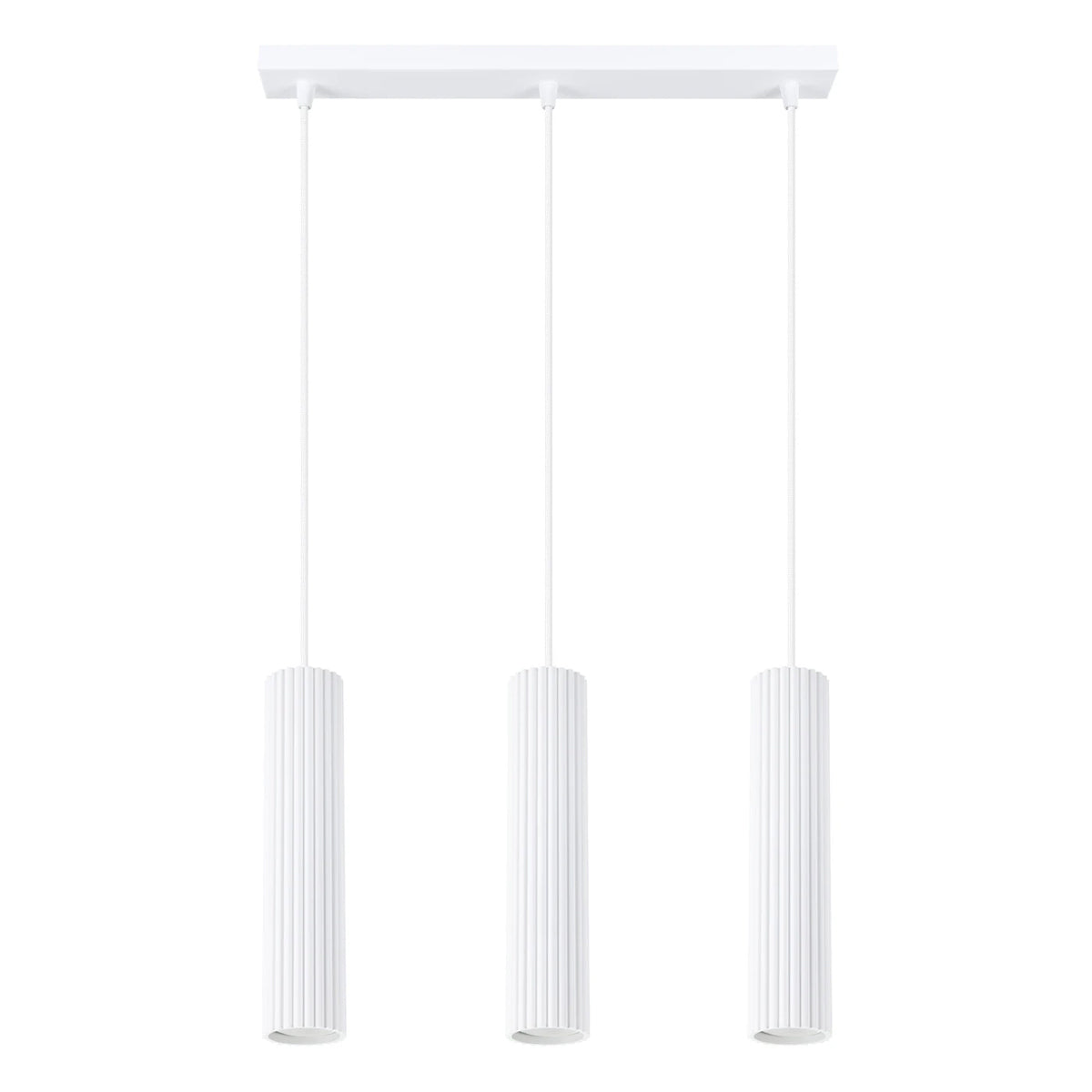 Aluminium Pendant Light With Karbon 3L Lamp - Deep Space