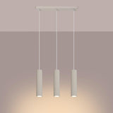 Aluminium Pendant Light With Karbon 3L Lamp - Deep Space