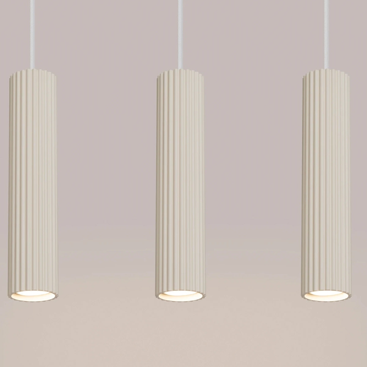 Aluminium Pendant Light With Karbon 3L Lamp - Deep Space